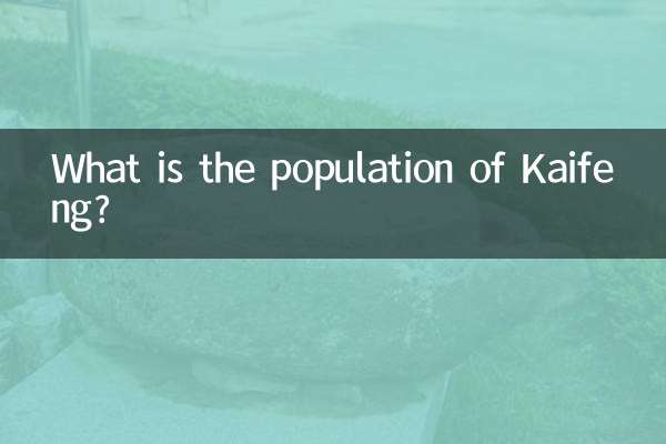 कैफ़ेंग की जनसंख्या कितनी है?