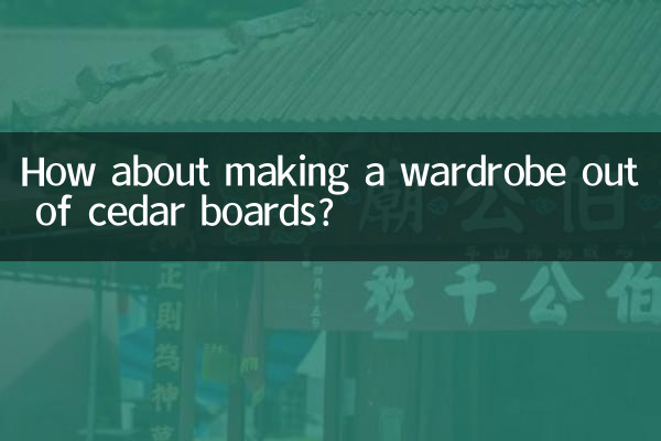 কিভাবে সিডার বোর্ড আউট একটি পোশাক তৈরি সম্পর্কে?
