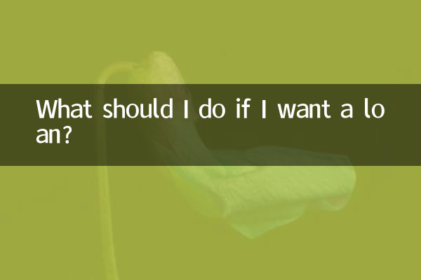Was soll ich tun, wenn ich einen Kredit möchte?