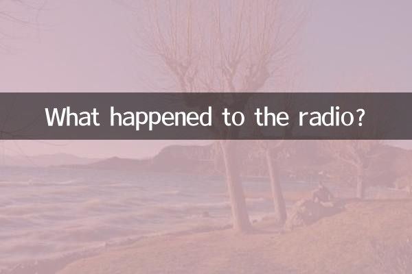 Cos'è successo alla radio?