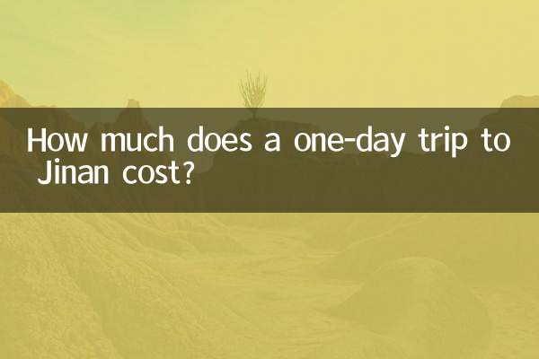 Combien coûte une excursion d’une journée à Jinan ?