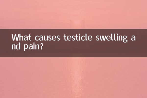 ما الذي يسبب تورم وألم الخصية؟