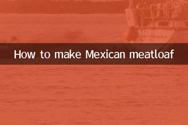 Come preparare il polpettone messicano