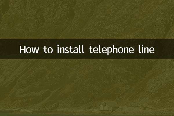Come installare la linea telefonica