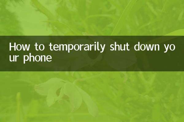 Comment éteindre temporairement votre téléphone