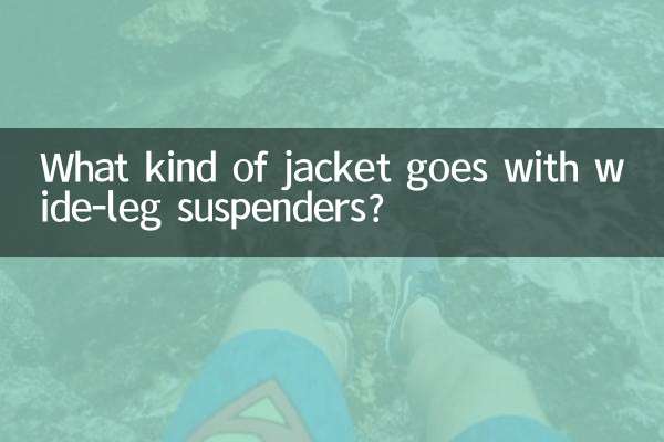 Que tipo de jaqueta combina com suspensórios de perna larga?