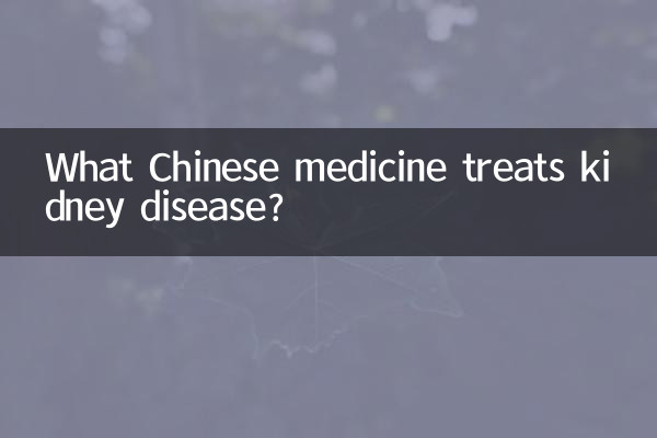 Welche chinesische Medizin behandelt Nierenerkrankungen?