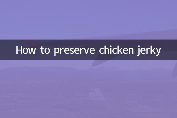 Come conservare il pollo essiccato