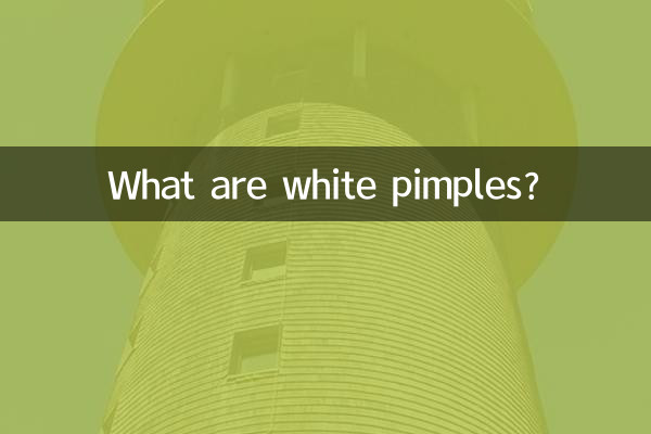 ¿Qué son los granos blancos?