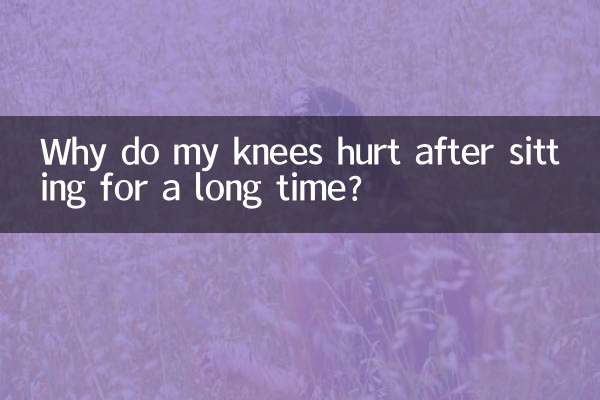 坐久了膝蓋疼是怎麼回事