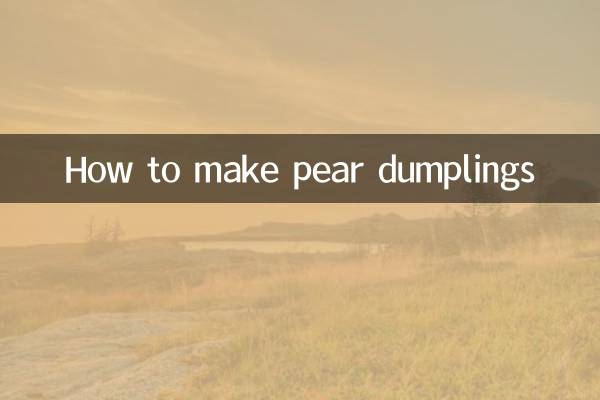 Como fazer bolinhos de pêra