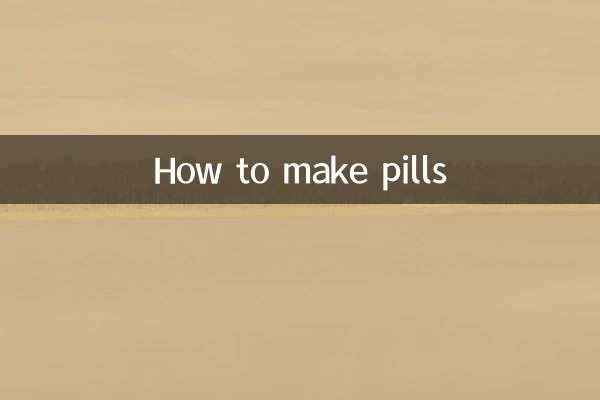 Como fazer comprimidos