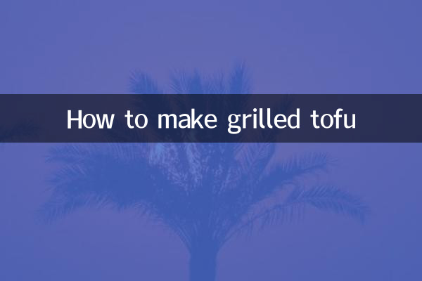 Cómo hacer tofu a la parrilla