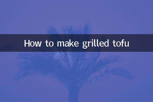 Cómo hacer tofu a la parrilla