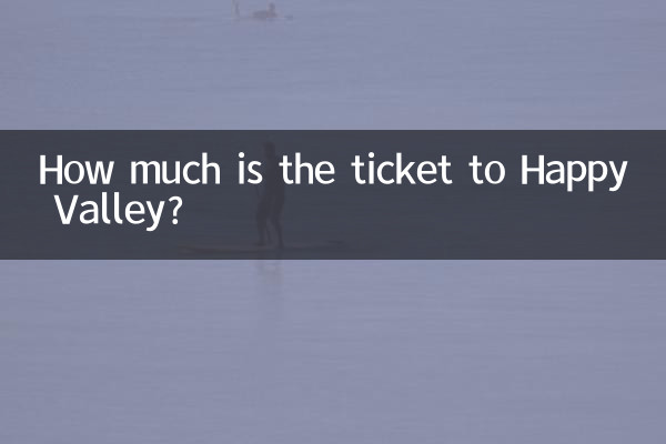 ¿Cuánto cuesta el boleto a Happy Valley?