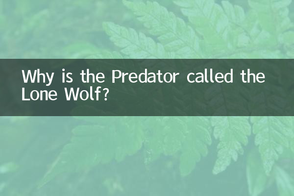 ¿Por qué al depredador se le llama lobo solitario?