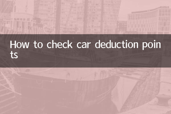자동차 공제 포인트 확인 방법