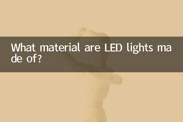 چراغ های ال ای دی از چه موادی ساخته شده اند؟