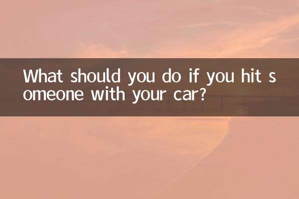 開車撞死人了怎麼辦