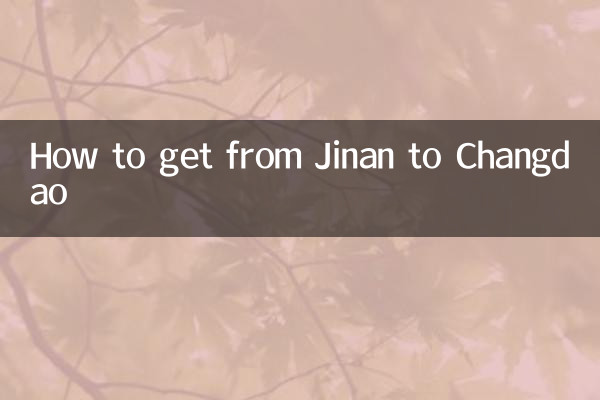 How to get from Jinan to Changdao