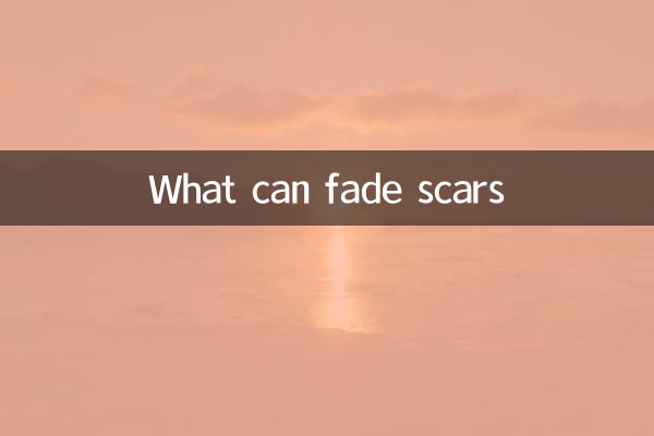 What can fade scars