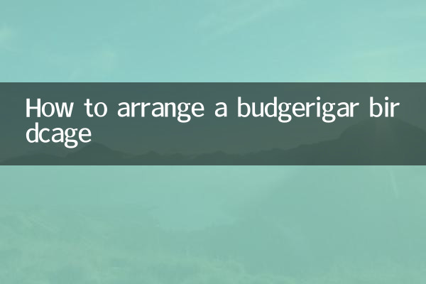 虎皮鸚鵡鳥籠怎麼佈置
