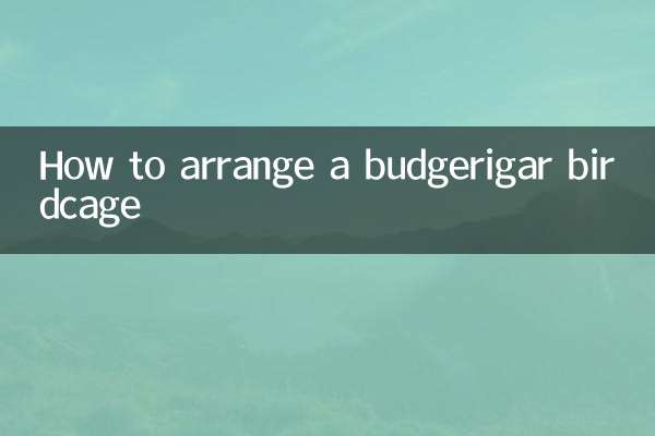 虎皮鸚鵡鳥籠怎麼佈置