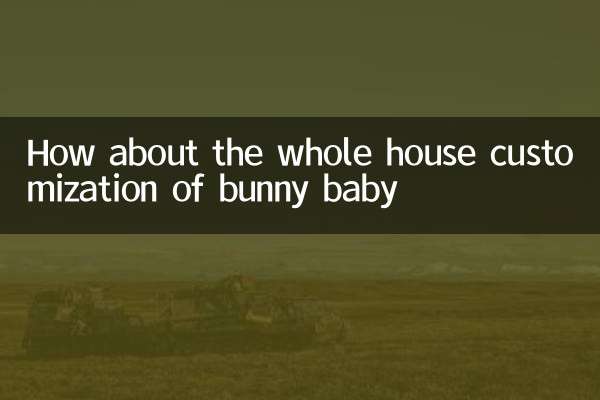 How about the whole house customization of bunny baby