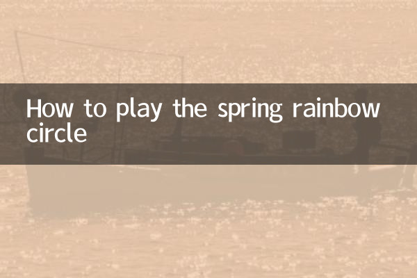 Comment jouer au Spring Rainbow Circle