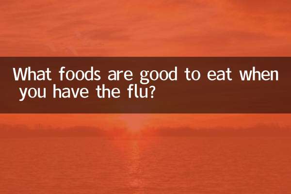 Quali cibi sono buoni da mangiare quando si ha l’influenza?
