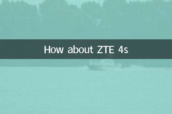 Que diriez-vous du ZTE 4s