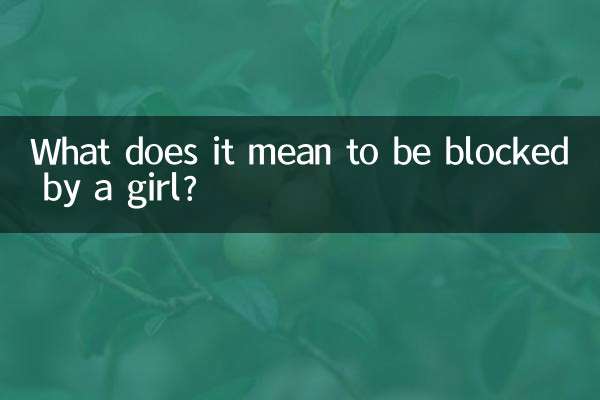 What does it mean to be blocked by a girl?