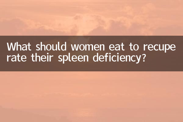 Was sollten Frauen essen, um ihren Milzmangel auszugleichen?