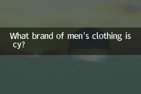 What brand of men's clothing is cy?