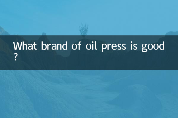 What brand of oil press is good?