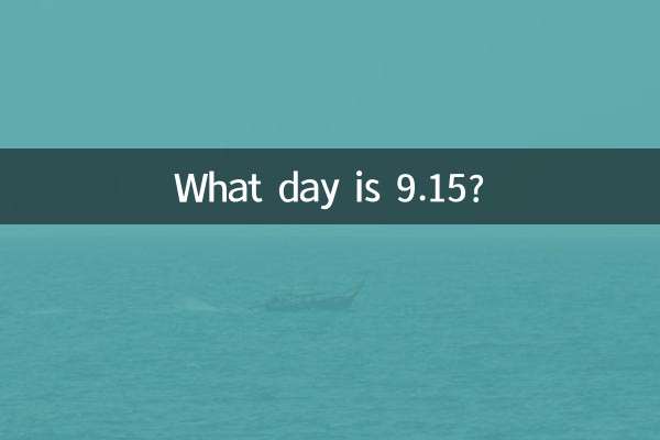 Che giorno sono le 9.15?