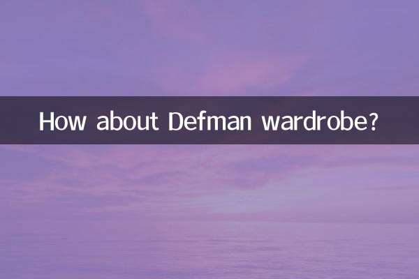 How about Defman wardrobe?