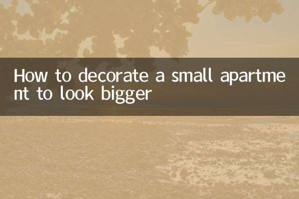 چگونه یک آپارتمان کوچک را تزئین کنیم تا بزرگتر به نظر برسد