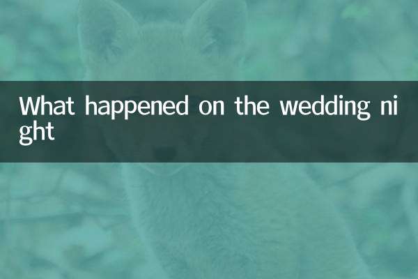 What happened on the wedding night