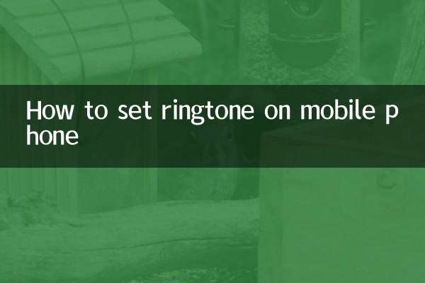 手机里怎么设置铃声