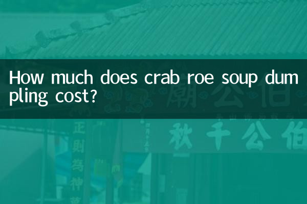 কাঁকড়া রো স্যুপের ডাম্পলিংয়ের দাম কত?
