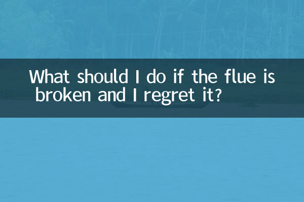 Was soll ich tun, wenn der Kamin kaputt ist und ich es bereue?