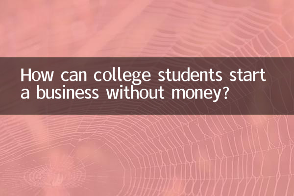 대학생들이 돈 없이 어떻게 사업을 시작할 수 있나요?