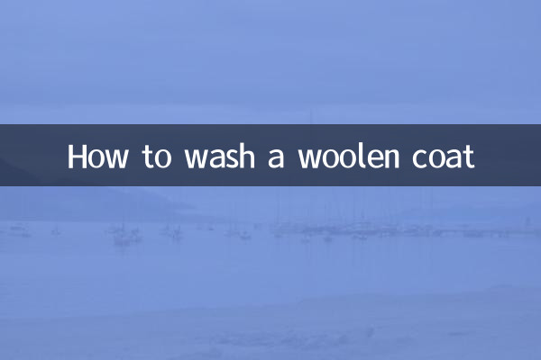 Wie man einen Wollmantel wäscht