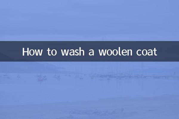 Wie man einen Wollmantel wäscht