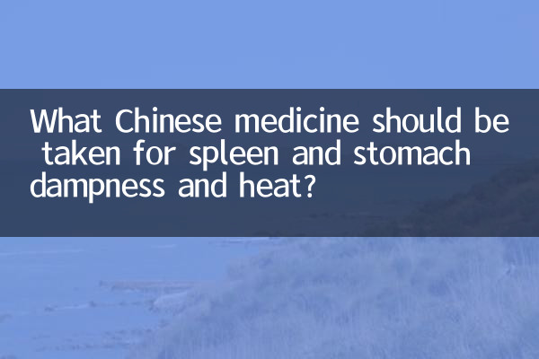 تلی اور پیٹ میں نم اور گرمی کے ل What کون سی چینی دوا لی جانی چاہئے؟