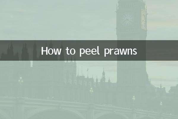 Comment éplucher les crevettes