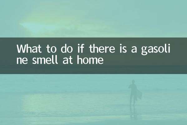 What to do if there is a gasoline smell at home
