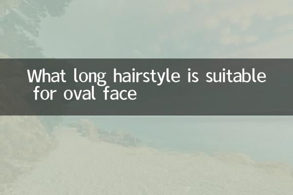 What long hairstyle is suitable for oval face