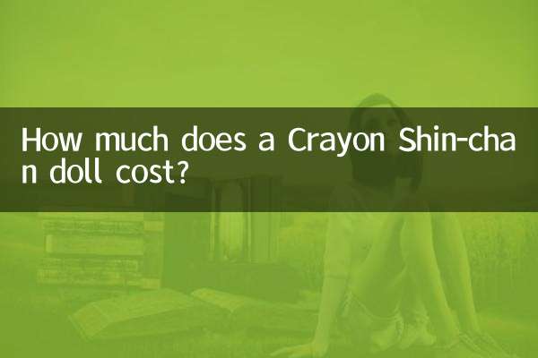 How much does a Crayon Shin-chan doll cost?